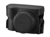 Panasonic DMW-CGK22 - Eske for kamera - lær - svart - for Lumix G DMC-GX7, DMC-GX7C, DMC-GX7K