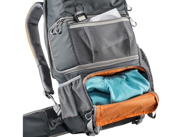 Mantona ElementsPro 40, Laptop-ryggsekk, Alle merker, Grå, Oransje