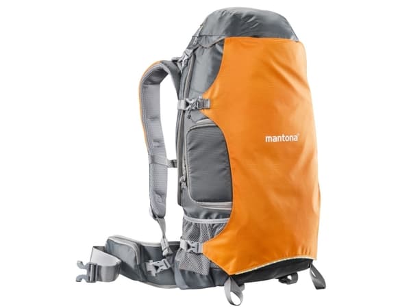 Mantona ElementsPro 40, Laptop-ryggsekk, Alle merker, Grå, Oransje