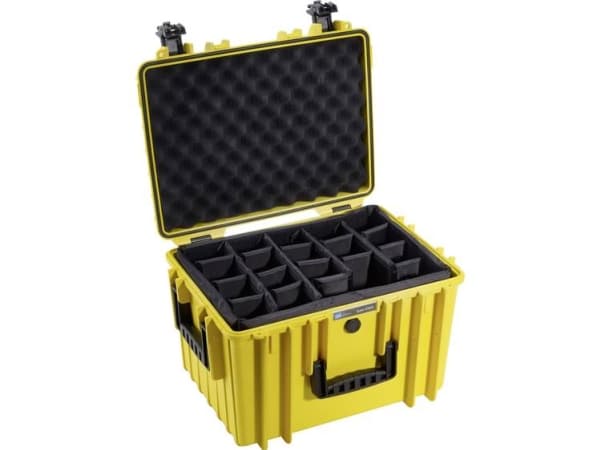 B&W Cases 5500/Y/RPD, Koffert/klassisk stil, Polypropylen (PP), 3,9 kg, Gult
