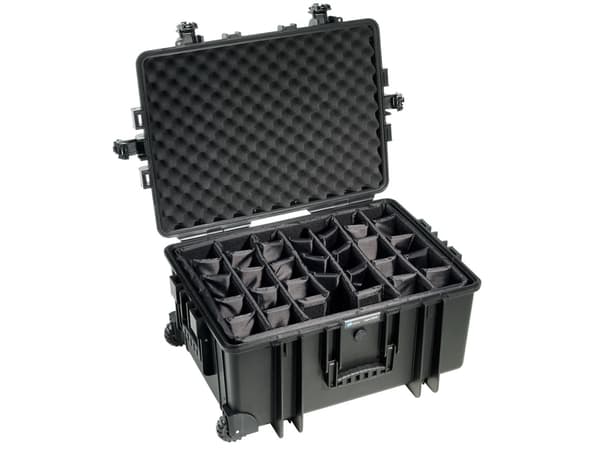 B&amp;W outdoor.case tyyppi 6800 - Kova kotelo - polypropeeni - musta