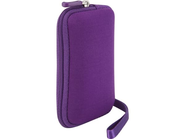 Case Logic Point and Shoot Camera - Taske til mobiltelefon/afspiller/kamera - etyleenivinyyliasetaatti (EVA) - lila