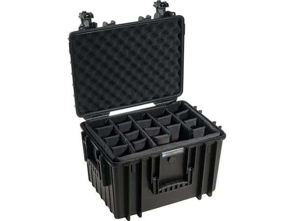 B&amp;W outdoor.case tyyppi 5500 - Kova kotelo - polypropeeni - musta