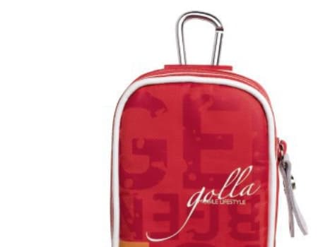 Golla CLARA G1252 - Fodral för kamera - polyester, bomull - rosa, ljusgrå
