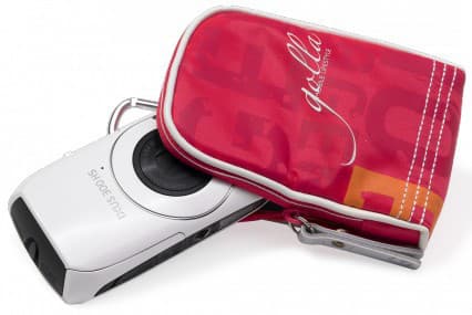 Golla CLARA G1252 - Fodral för kamera - polyester, bomull - rosa, ljusgrå