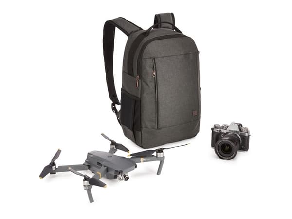 Case Logic Era CEBP-105 - Ryggsekk for kamera / drone - polyester - grå, svart - 10.5"