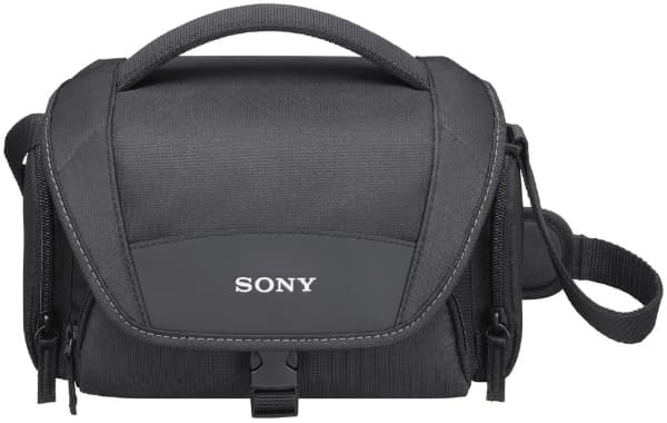 Sony LCS-U21 - Taske til digitalt fotokamera / videokamera - neopren - sort - for Cinema Line ILME-FX3; Handycam FDR-AX43; a VLOGCAM ZV-E10; a1; a7 I