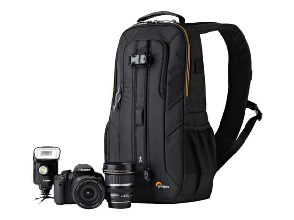 Lowepro Slingshot Edge 250 AW - Axelremsväska för kamera med linser och surfplatta - svart