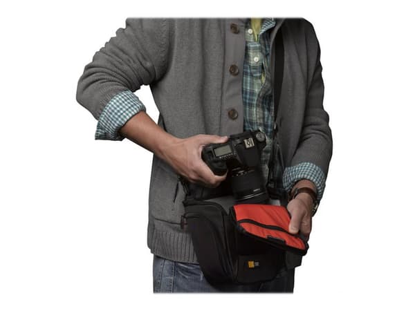 Case Logic SLR Camera Holster - Hylsterveske for kamera med zoomlinse - nylon - svart