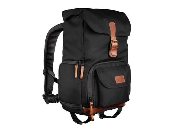Mantona Luis junior, 35,6 cm (14"), Rom til Notebook, Lær, Metall, Polyester, Syntetisk