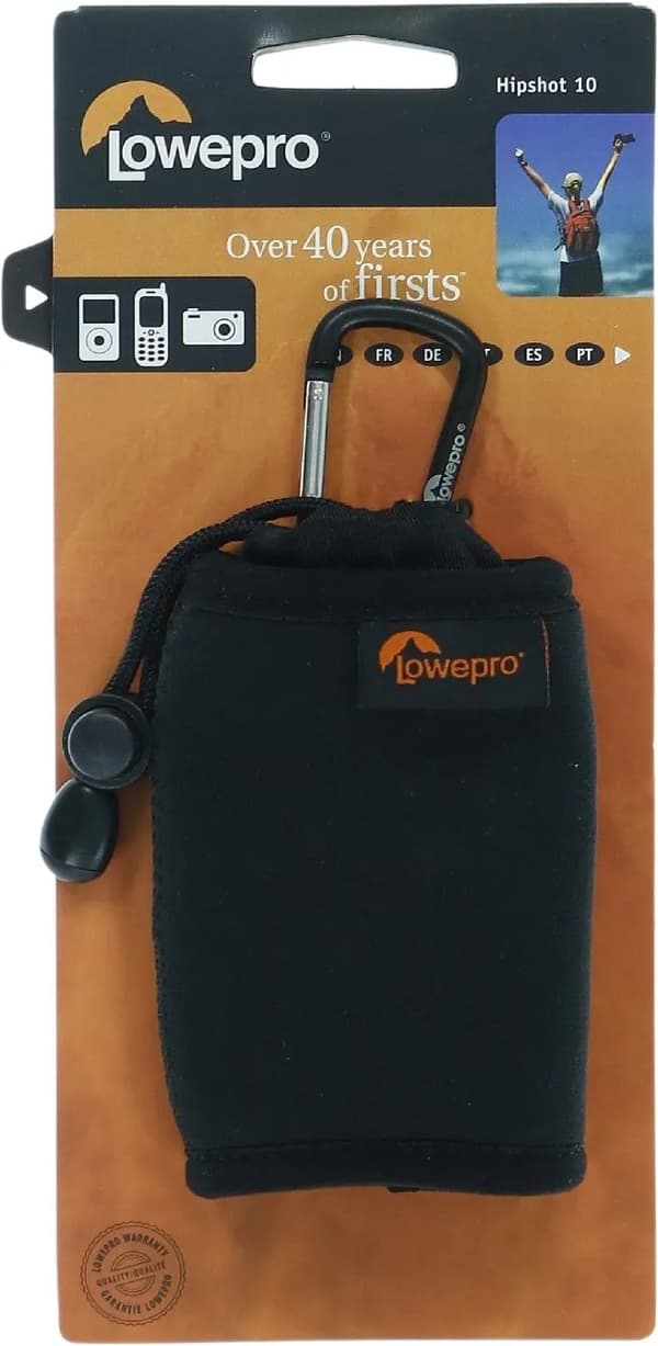 Hipshot 10 blackNeoprene pouch for compact camera.