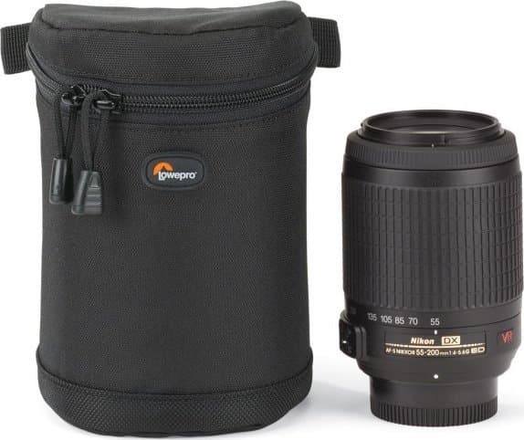 Lowepro Lens Case 9 x 13cm - Till objektiv Svart
