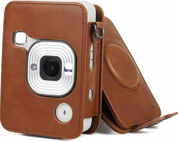 Pokrowiec LoveInstant Futerał Etui Pokrowiec Do Fujifilm Fuji Instax Mini Liplay - Brązowy
