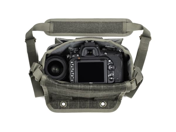 Think Tank Retrospective® 4 V2.0, Laptop-veske, DSLR 17–40mm f/4, Skulderrem, Grå