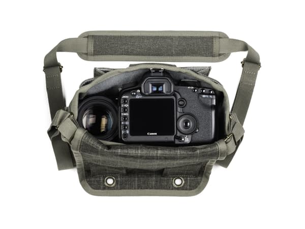 Think Tank Retrospective® 4 V2.0, Laptop-veske, DSLR 17–40mm f/4, Skulderrem, Grå