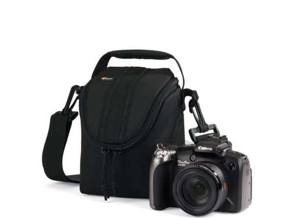 Lowepro Adventura Ultra Zoom 100, Kova kotelo, Musta