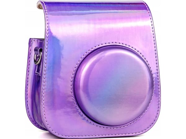 LoveInstant Bag Carrying Case Pouch Case For Fujifilm Instax Mini 11 - Purple/Flash