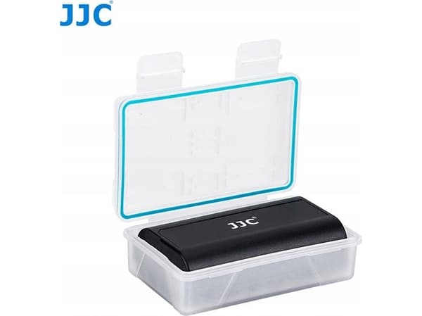 JJC Pouch Case Pouch Batteri/Oppladbart batteri + SD/MicroSD-minnekort