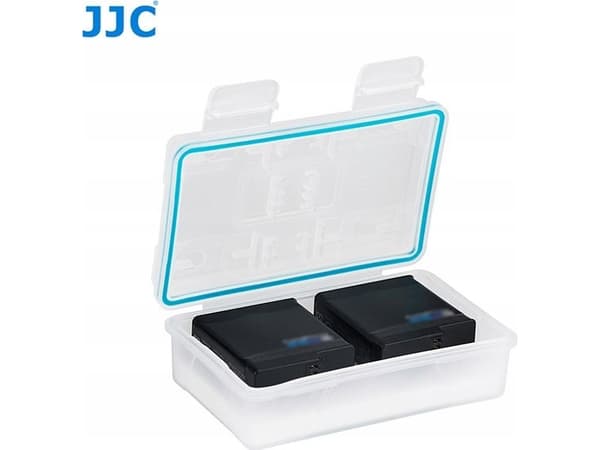 JJC Pouch Case Pouch Batteri/Oppladbart batteri + SD/MicroSD-minnekort