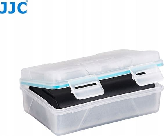 JJC Pouch Case Pouch Batteri/Oppladbart batteri + SD/MicroSD-minnekort