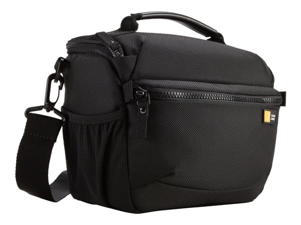 Case Logic BRCS-103, Olkalaukku, Mikä tahansa tuotemerkki, DSLR, Olkahihna, Musta