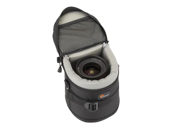 Lowepro Lens Case 11 x 14cm - Fodral för lins - 600D polyester, 1680D-nylon, 420 D nylon - svart