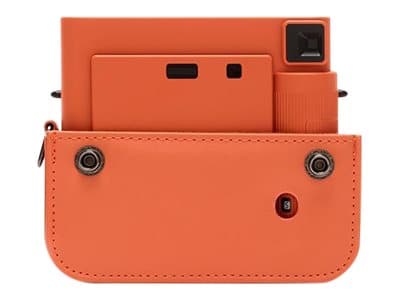 Fujifilm - Fodral för kamera - polyuretanläder - terrakotta-orange - för Instax SQUARE SQ1