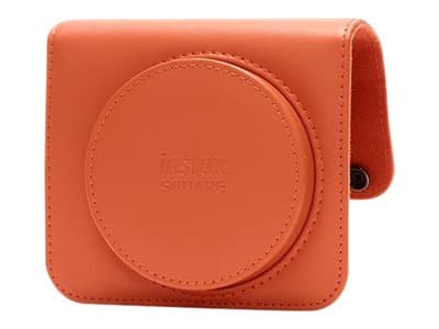 Fujifilm - Fodral för kamera - polyuretanläder - terrakotta-orange - för Instax SQUARE SQ1