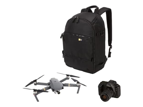 Case Logic Bryker Large BRBP-106 - Ryggsekk for digitalbildekamera / linser / notebook / tripod / drone / tilbehør - 1680D-polyester - svart - 14" -
