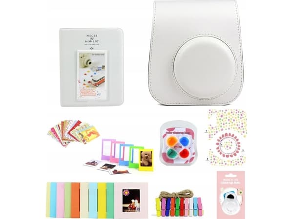 LoveInstant 8in1 Cover Case Frame Album Fuji Instax Mini 11 - Hvit