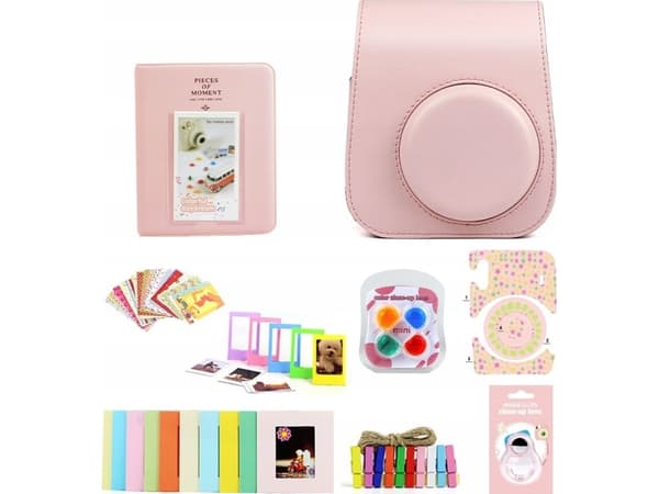 LoveInstant Case 8in1 Case Rammer Fuji Instax Mini 11 Album - Rosa
