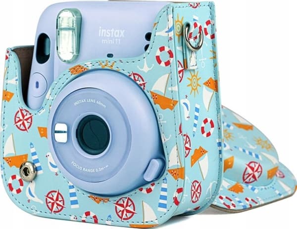 Pokrowiec LoveInstant Futerał Etui Pokrowiec Do Fujifilm Instax Mini 11 Morze