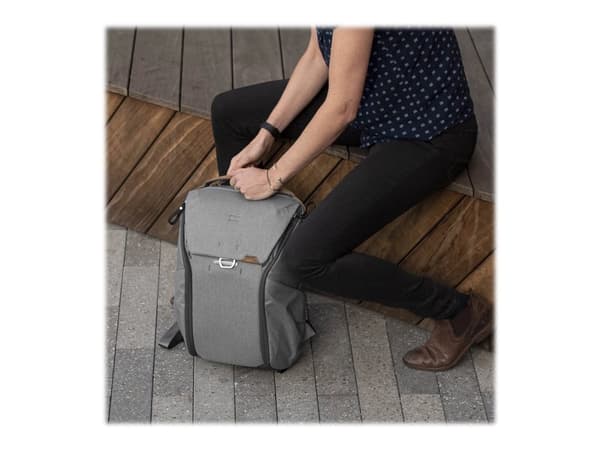 Peak Design EVERYDAY BACKPACK - V2 - ryggsekk for digitalbildekamera med linser / notebook - 400D-nylonlerret - koksgrå - 16"
