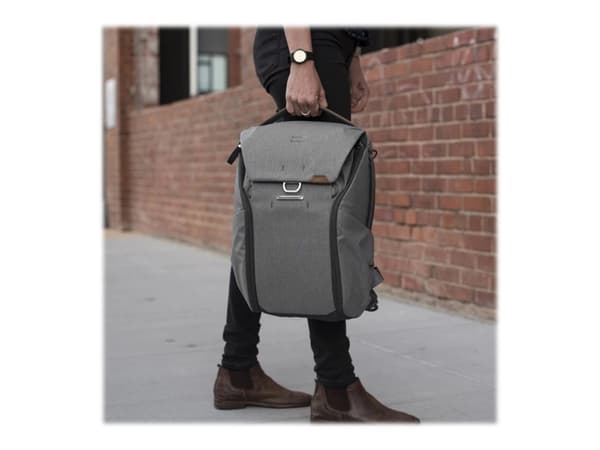 Peak Design EVERYDAY BACKPACK - V2 - ryggsekk for digitalbildekamera med linser / notebook - 400D-nylonlerret - koksgrå - 16"