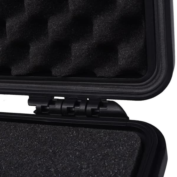 vidaXL beskyttende kuffert sort 27 x 24,6 x 12,4 cm