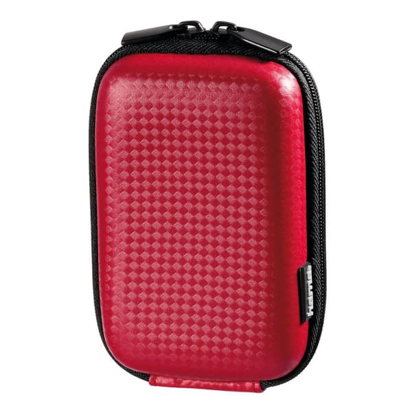 HAMA Kamerataske Hardcase Carbon Style 60H Rød