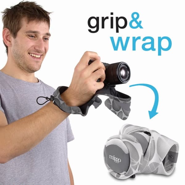 MIGGO Kamerahihna Grip & Wrap Pebble Rd. MW GW-CSC PR 30