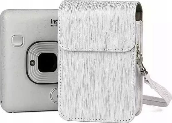 LoveInstant Case Case Case för Fujifilm Fuji Instax Mini Liplay - Silver