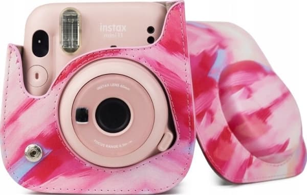 LoveInstant Pouch Case Case Pouch för Fujifilm Instax Mini 11 - Brush Streaks