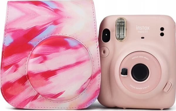 LoveInstant Pouch Case Case Pouch för Fujifilm Instax Mini 11 - Brush Streaks