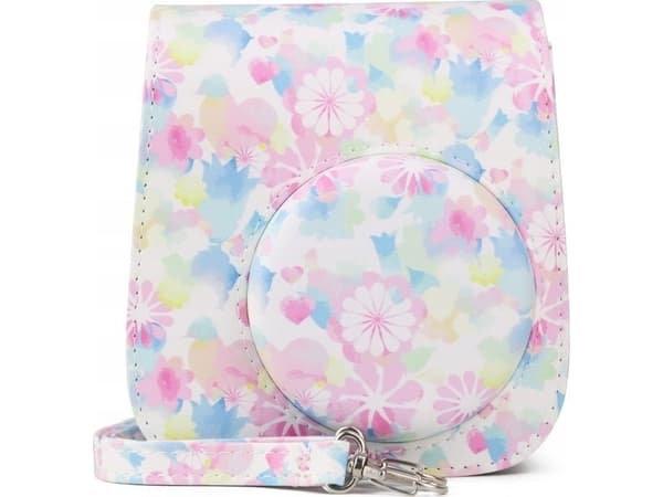 LoveInstant Case Case Cover For Fujifilm Instax Mini 11 Akvarell - Blomster