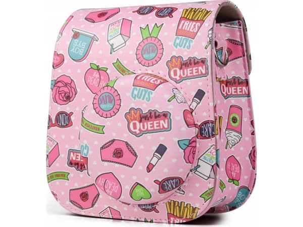 LoveInstant Pouch Case Case Pouch för Fujifilm Instax Mini 11 - Chips/Pink