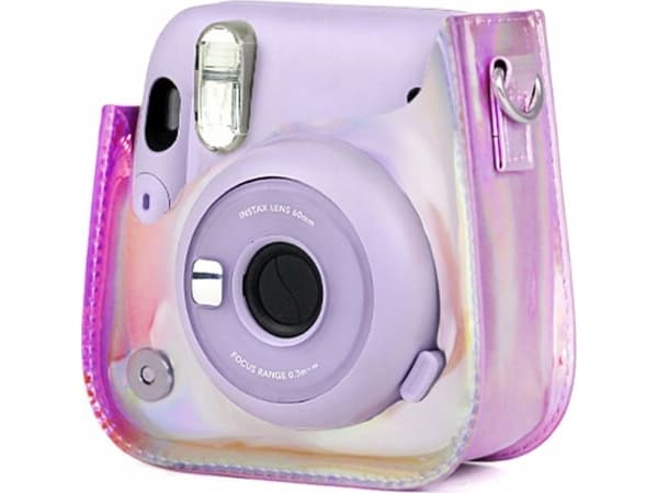 LoveInstant Fodral Fodral för Fujifilm Instax Mini 11 Lila - Transparent