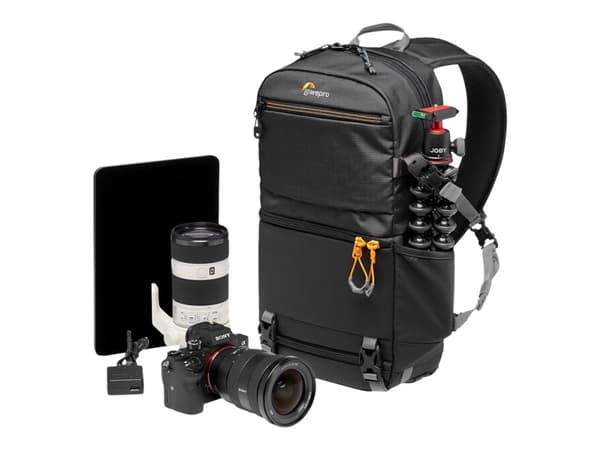 Lowepro SlingShot SL 250 AW III - Ryggsäck för kamera / lins / drönare / surfplatta / stativ / hörlurar / tillbehör - PU-belagt tyg - svart - 13"
