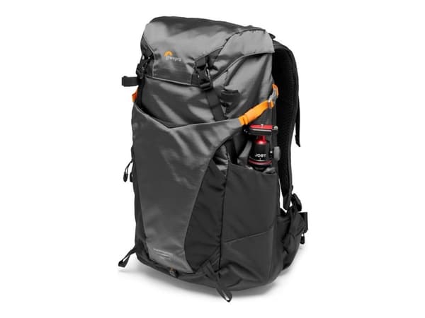 Lowepro Photo Sport BP 24L AW III (GY) - Ryggsäck small/medium för digitalkamera med objektiv - robust - utomhus - 100 x 300D nylon, polyester - grå