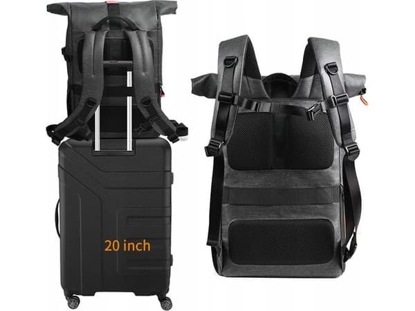 Kf fotoryggsäck för kamera / Roll Top / Kf 13.096v1
