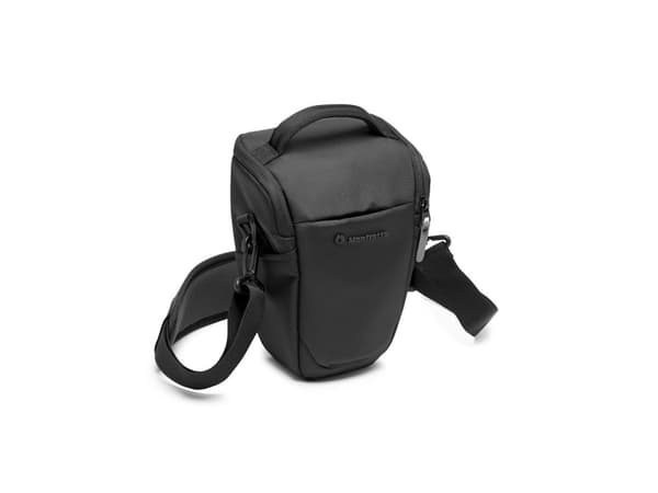 Manfrotto Advanced Holster M III - Axelremsväska för digitalkamera med objektiv - syntettyg - svart