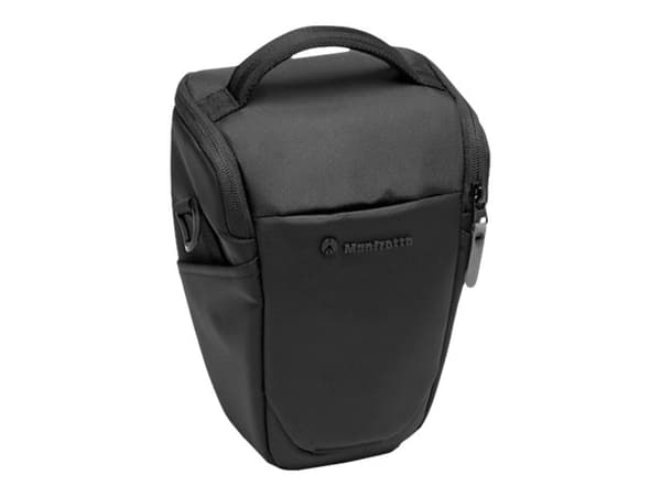 Manfrotto Advanced Holster M III - Axelremsväska för digitalkamera med objektiv - syntettyg - svart