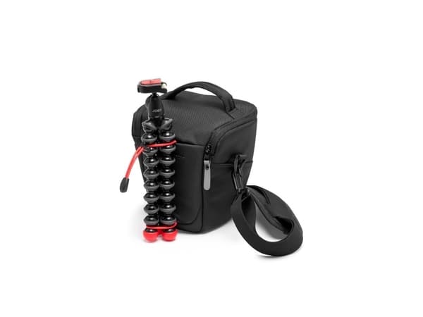Manfrotto Advanced S III - Hölsterväska för digitalkamera med objektiv - syntettyg - svart