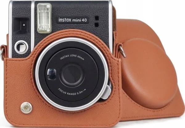 LoveInstant Case Case Cover For Fujifilm Instax Mini 40 - Brun